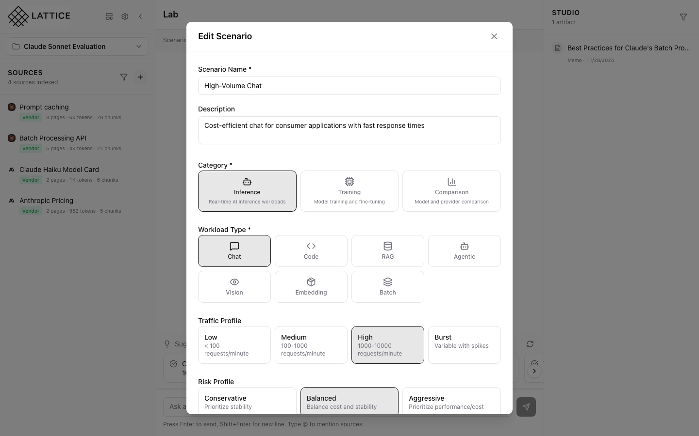 Scenarios - Use Case Definition